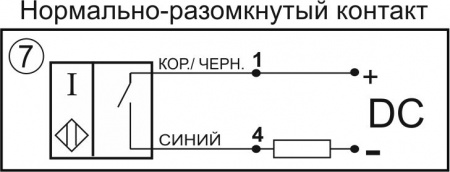 Датчик бесконтактный индуктивный И01-NO-DC(Л63, кабель МБС)