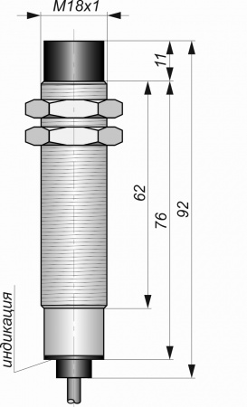 Датчик бесконтактный индуктивный И11-NO-DC(Л63)